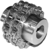 Chain couplings - mit Kettenräder und Rollenkette aus Stahl nach DIN 8187 - ISO/R 606
