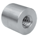 Trapezoidal Nut - Trapezoidal nuts, long red brass blank LRM thread to DIN ISO 103