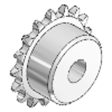 Kettenrad - 6 x 2,8 mm aus Polyacetal , für Rollenkette nach DIN 8187 - ISO/R 606