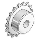 Kettenrad - 8 x 3 mm aus Polyacetal , für Rollenkette nach DIN 8187 - ISO/R 606